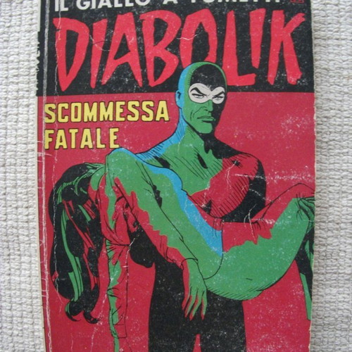 Diabolik comic magazine Italian edition 1989 used