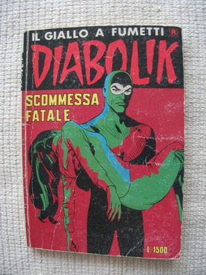 Diabolik περιοδικό κόμικ μεταχειρισμένο, ιταλική έκδοση 1989