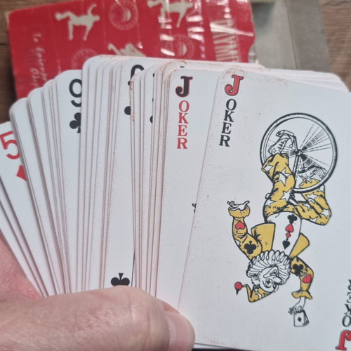 Olympiakos playing cards like new from magazine