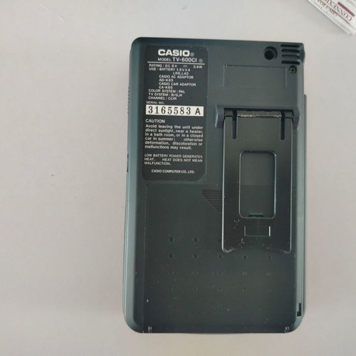 Casio TV-600 vintage portable television used