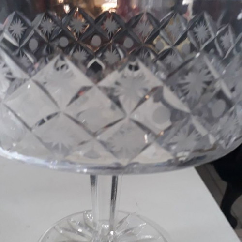 Crystal bowl with foot used