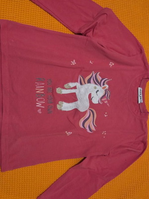 Evita Girl's Pink Shirt Like New, Age 5-6
