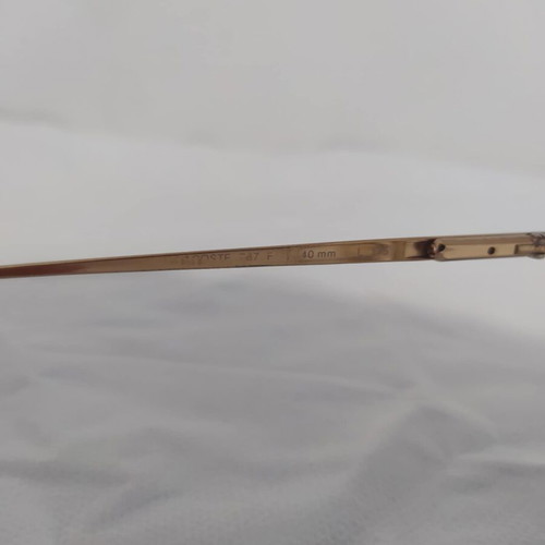 Lacoste vintage 1980s glasses used with clear glass lenses gold