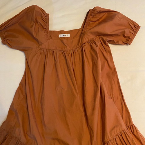 Mango dress used, brown, size M