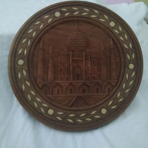 Wooden carved wall decoration