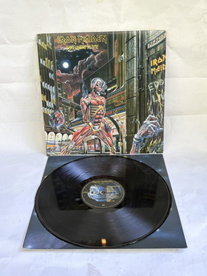 Iron Maiden Somewhere in Time βινύλιο σαν καινούργιο, μέταλ
