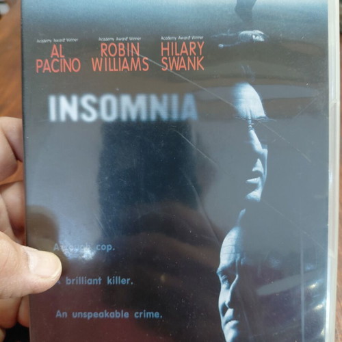 Insomnia DVD like new psychological thriller with Al Pacino and Robin Williams