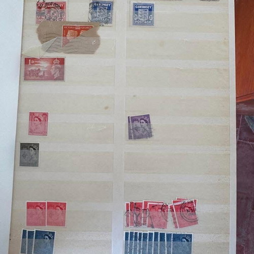 Stockbook A4 32 Pages with Guernsey Stamps like new