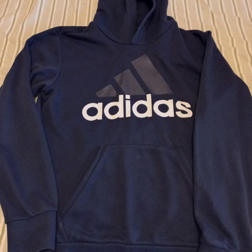 Adidas unisex hoodie like new, blue, size S