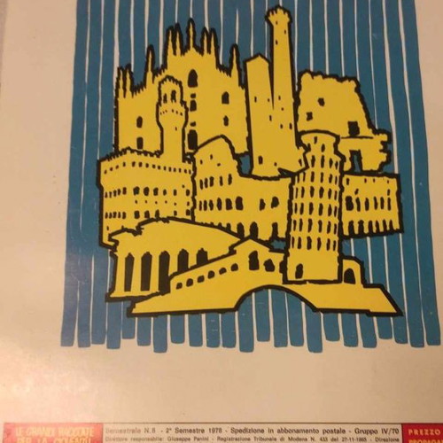 Panini album Italia 1978 used with landscape and landmark images