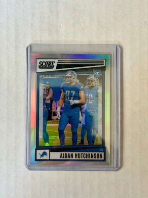2022 Panini Chronicles Score Aidan Hutchinson #SP-307 Silver Prizm Rookie κάρτα Lions καινούργια