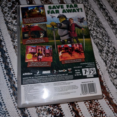 Shrek the Third PC game used