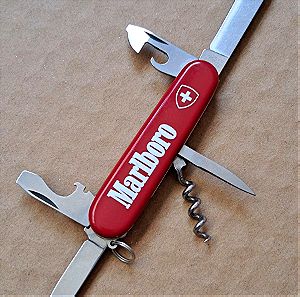 Victorinox Swiss Army pocket knife 6 Tool 3.5" New Without Box RARE ! ADVERTISING MARLBORO RARE !!!