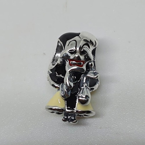 Cruella de Vil Silver Charm like new with collectible details