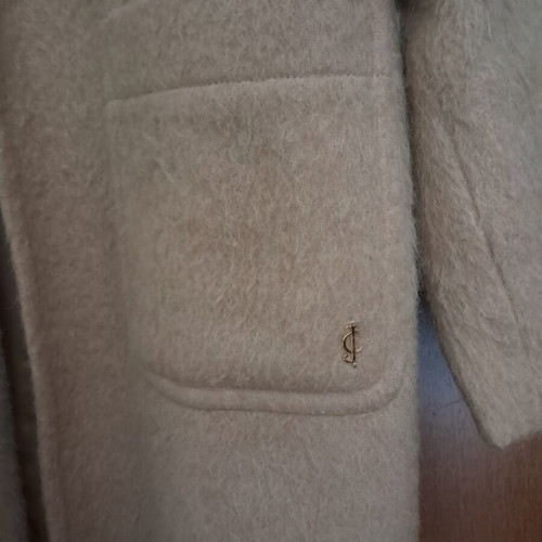 Juicy Couture long coat like new, powder color with alpaca and wool