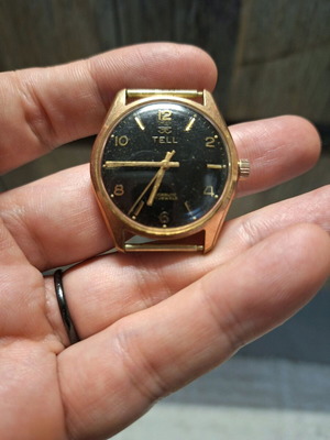 Tell vintage Swiss watch used with Incablog 17 jewels