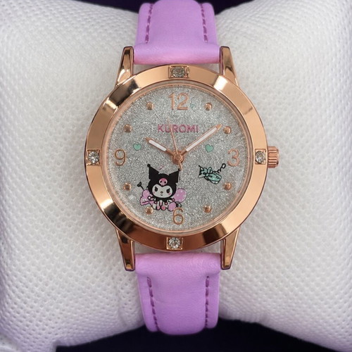 Kuromi Cute Kawaii Watch Pink with Gift Box new
