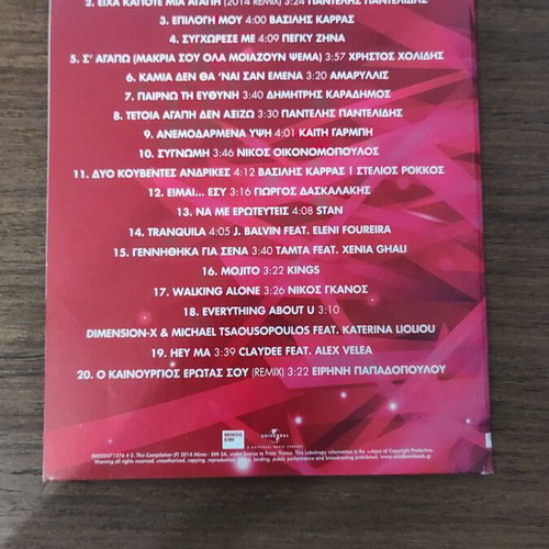 Minos 2015 CD new with the biggest winter hits