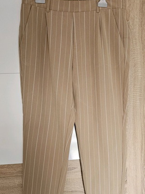 Stradivarius elastic fabric pants used, size XL, beige