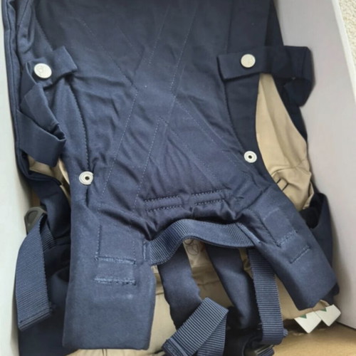 Stokke MyCarrier μπροστινός και πίσω μάρσιπος, Deep Blue, οργανικό βαμβάκι