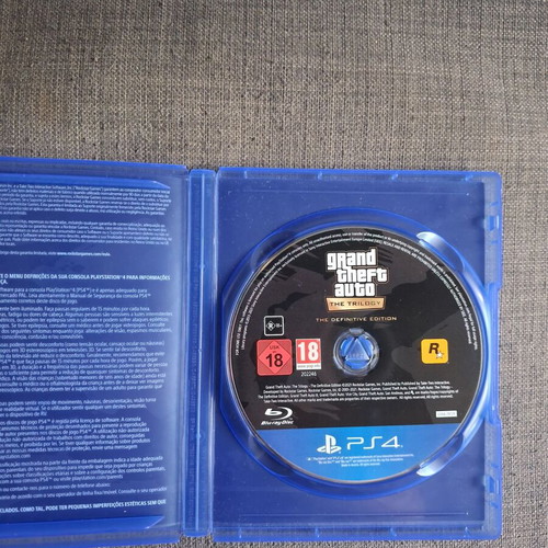 Grand Theft Auto Trilogy Definitive Edition PS4 game like new