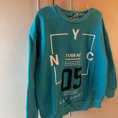 Children's shirt 8 years used, blue, size 128 cm