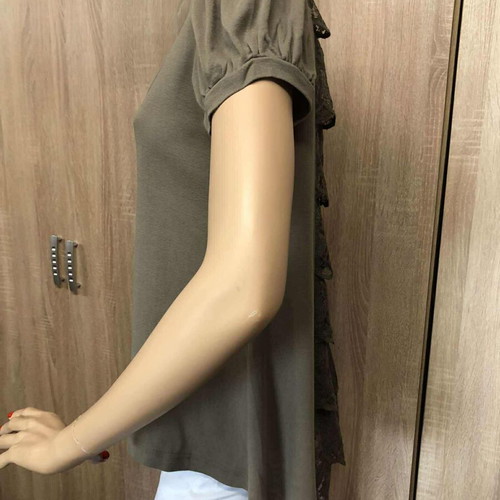 Danoff blouse khaki like new, size M/L, 100% cotton