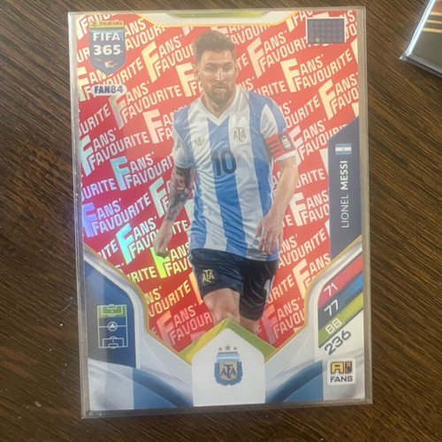 Panini FIFA 2026 Fans' Favourite Red FAN 84 Lionel Messi Argentina new