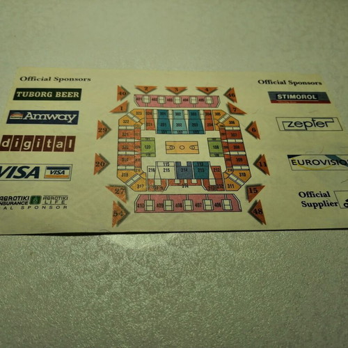 FIBA World Basket Hellas 1998 ticket used