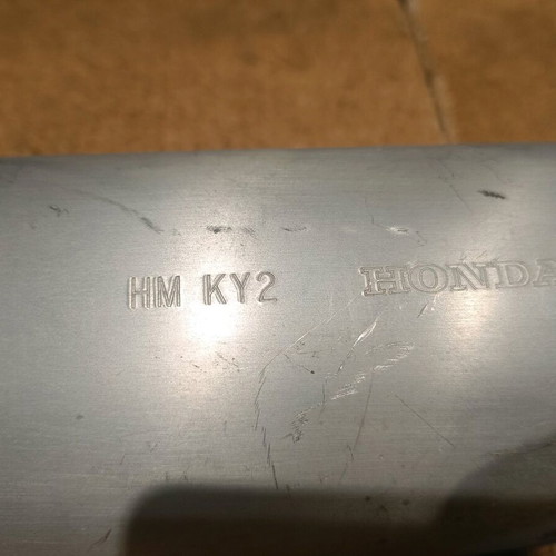 Honda CBR 400 RR exhaust muffler used with dent