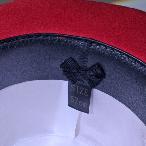 Semi-High Hard Hat red, like new