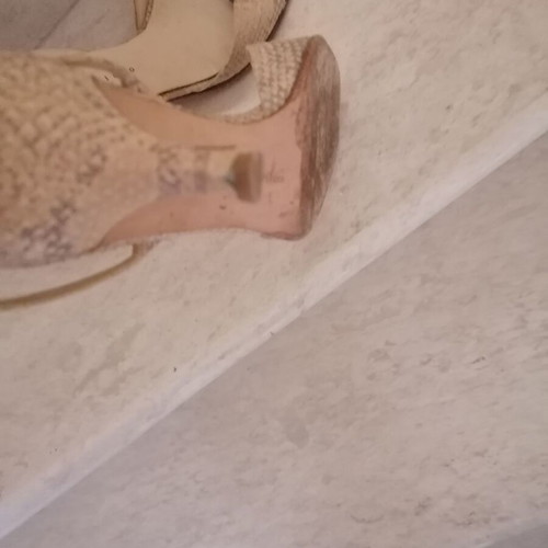 Martinez Valero sandals like new, size 40/41, beige and grey