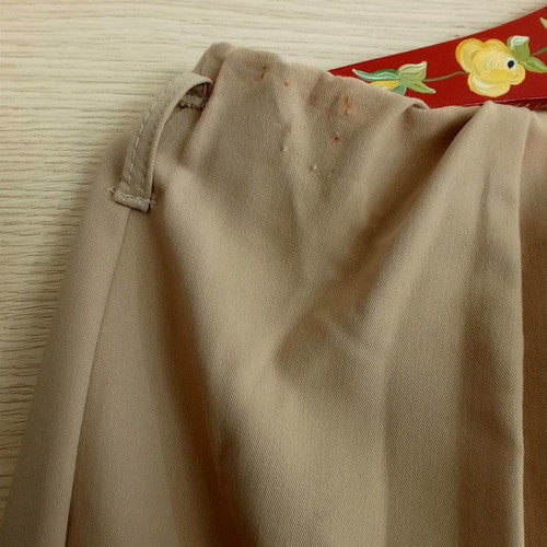 Skirts used, two beige tones, size 52, classic style