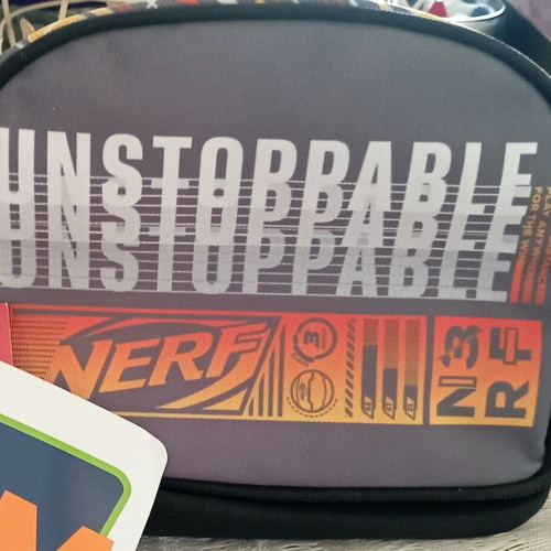 Nerf Universe Insulated Lunch Bag 21x20x15cm 5lt new