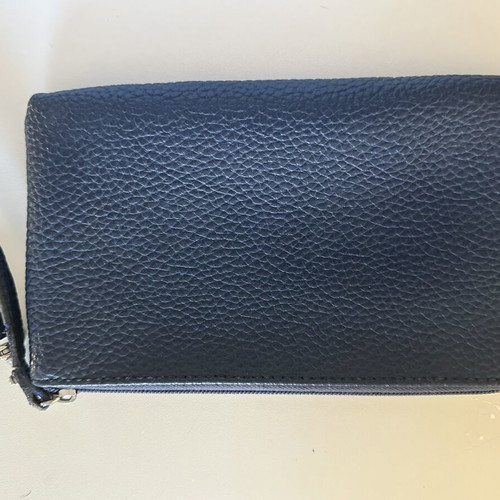Kem women's handbag used, blue, wristlet