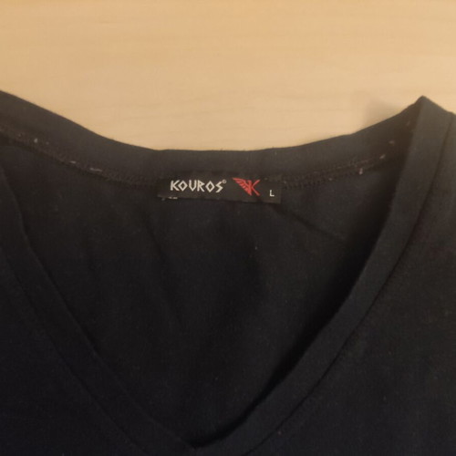 Men's Kouros undershirt size L like new black and red