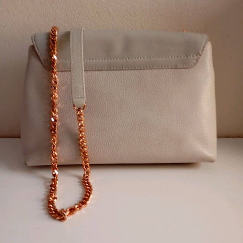 Ted Baker leather women's crossbody bag like new, ecru/blue