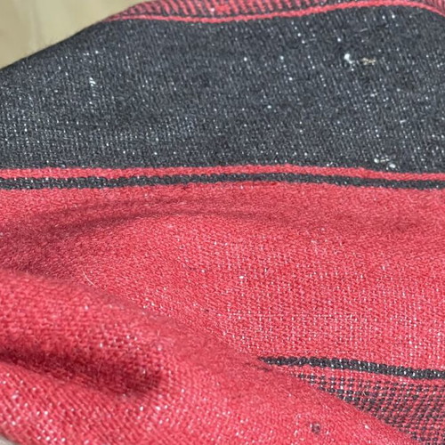 Handwoven Traditional Kilim Rug 230 × 110 cm used, red and black