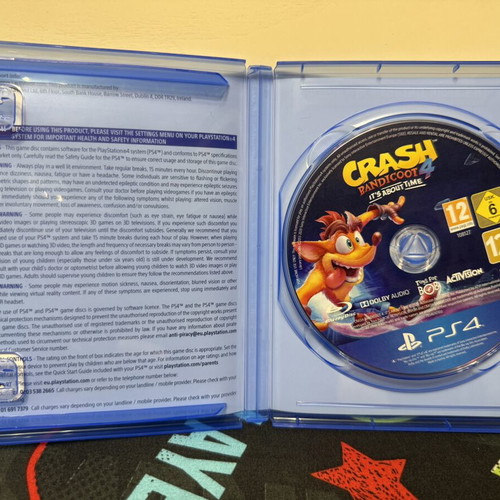Crash Bandicoot 4 It's About Time PS4 game like new