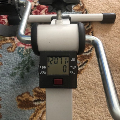 Digital Folding Exercise Bike like new with calorie and time monitor