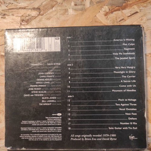 My Life In The Bush Of Ghosts CD used by Brian Eno and David Byrne