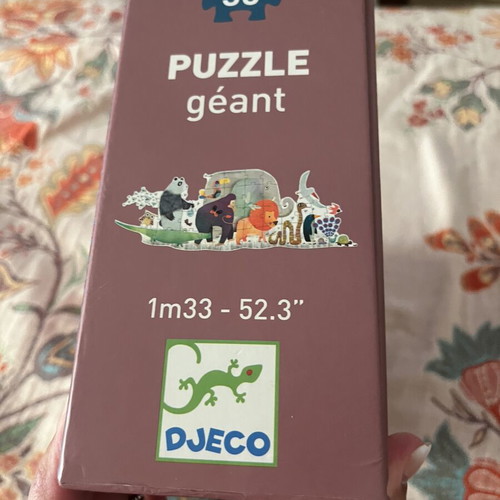 Djeco Giant Puzzle "Jungle Animals" like new, 36 large pieces