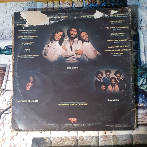 Saturday Night Fever vinyl record used, 1977 soundtrack