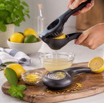 Tupperware lemon squeezer and grater set new