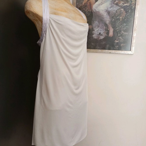 ZigZag backless dress like new, size M, white