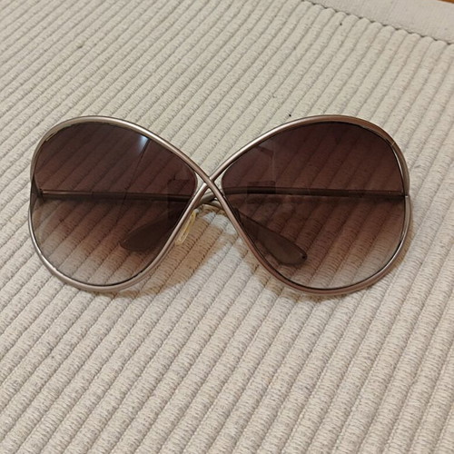 Tom Ford Miranda FT0130 oversized butterfly sunglasses, brown