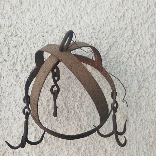 Forged iron tool used, collectible kantari scale