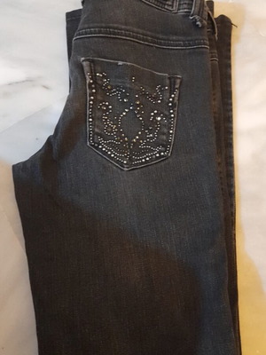 River Island women's black jeans used, straight fit