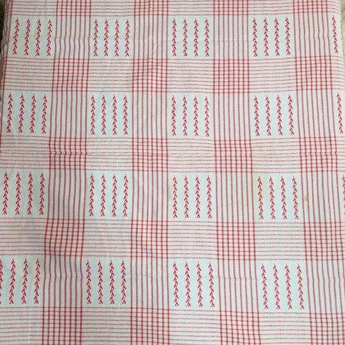 Square Cretan Tablecloth Double-Sided Vintage Unused