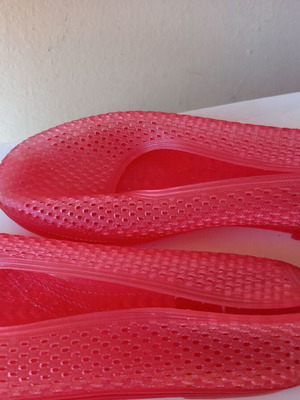 Beach shoes new, sizes 35 and 36, red color